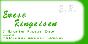 emese ringeisen business card
